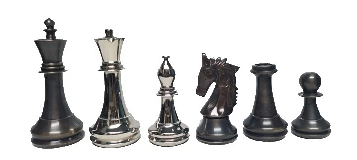 Multi-color metal ajedrez contemporáneo