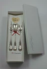 Burgundy by Reed and Barton Sterling Silver "I Love You" Serving Set 3pc Custom