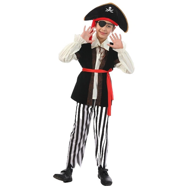 Disfraces de pirata Multicolor Poliéster