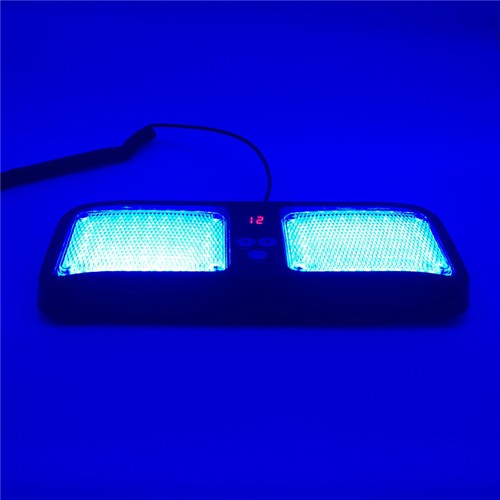 86LED Car Strobe Light Emergency Warning Lamp Shield Visor 12 Flashing Pattern - Picture 12 of 21