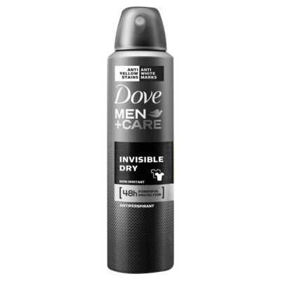 Dove Men+Care Invisible Dry Deodorant Spray 150ml-FREE SHIPPING-PACK OF 1