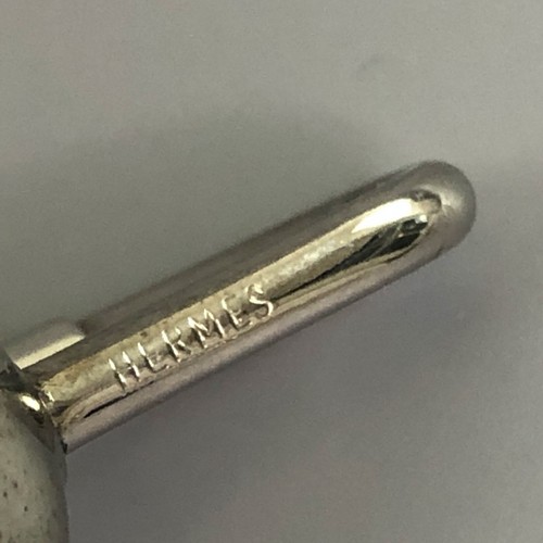 SELTEN Hermes Silber Palladium Elefant Cadena Schloss Tasche Armreif Charm Birkin Kelly - Bild 6 von 6