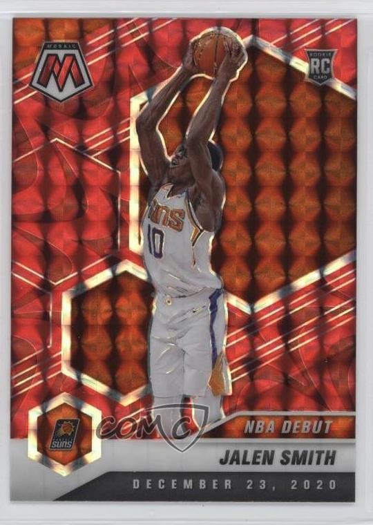 2020 Panini Mosaic NBA Debut Reactive Red Prizm Jalen Smith #275 Rookie RC 00o3