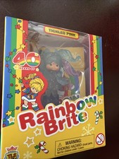 Rainbow Brite Christmas RARE CHASE Tickled Pink Cheebee Figure TLS 40th Annivers