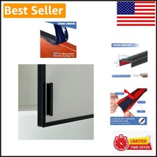 3/4" Self-Adhesive Cabinet Edge Protector - Flexible U-Shaped Rubber Trim, 10Ft