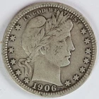 F/VF 1906 Barber Quarter