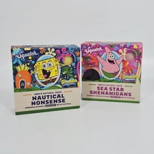 Dr. Squatch Nautical Nonsense & Sea Star Shenanigans SpongeBob Patrick Bar Soap