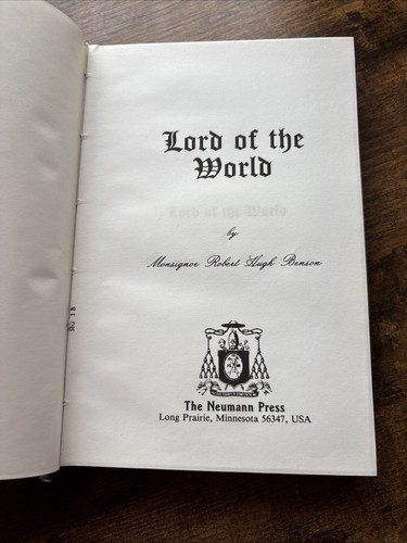 Lord of the World Robert Hugh Benson HC Catholic Dystopian Neumann Press - Bild 4 von 9