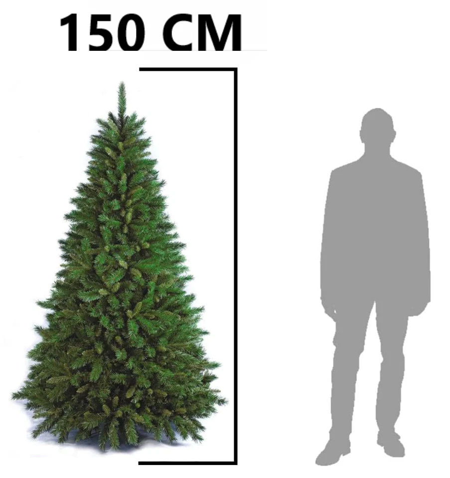 ALBERO DI NATALE NEW TIFFANY H.150CM - Immagine 2 di 4