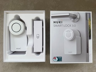Nuki Smart Lock 3.0 smartes Türschloss Bluetooth Apple HomeKit weiß