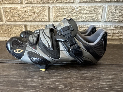 Giro Espada Boa Women's Cycling Shoes Size US 8.5 EU 40 Metallic Charcoal/Silver
