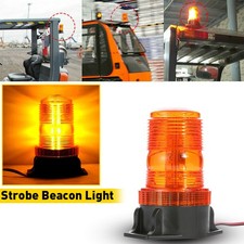 30led Amber Light Strobe Flash Rooftop Beacon Warning Emergency 12v-24v Yellow