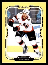 2025-26 O-Pee-Chee Yellow Border #115 Tyler Kleven Ottawa Senators