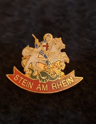 Stein am Rhein Stadt Ritter Lanze Pferd Pin Anstecker Top Spirit 2,2x2,8cm 4,8gr