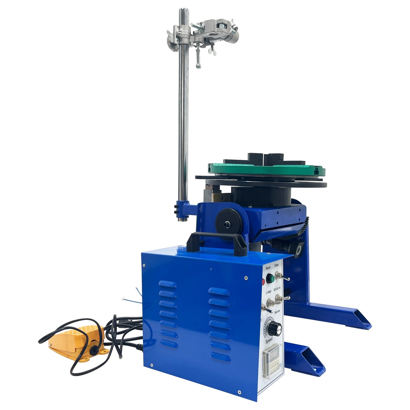 110V 30KG Welding Rotary Turntable Timer Rotary Welding Positioner 0-90 degrees