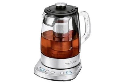 PROFICOOK PC-WKS 1167 G Tee-/Wasserkocher 1,5 Liter 2200Watt Edelstahl/Glas