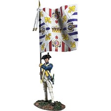 French Royal Deux-Ponts Ensign with Color 1/30 Figure William Britain 16188