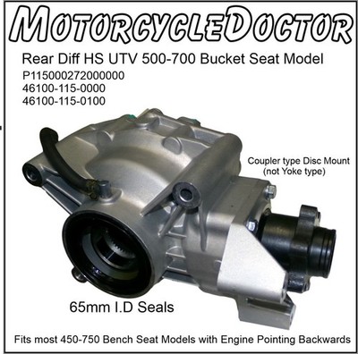Diff,Rear,Gear Box,HiSun,UTV,500,550,700,750,MSU,AXIS,YS,TSC