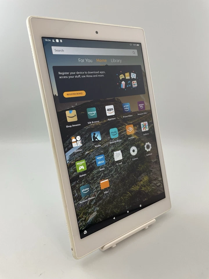 Amazon Fire HD 10 9th Gen 2019 M2V3R5 10.1" 32GB Wi-Fi FireOS White Tablet - Image 3 of 4