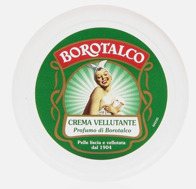 Borotalco Soft Body Cream 150ml (5.07 floz), Made in Italy, Factory Sealed