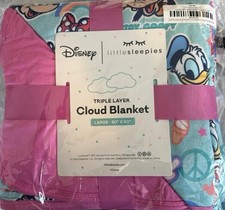 Little Sleepies minnie cloud mickey mouse clubhouse blanket