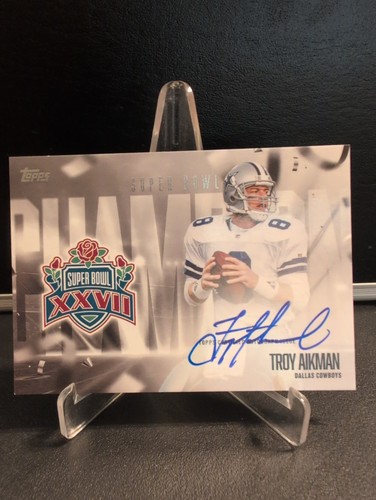 Troy Aikman #SBCS-TA 2026 Topps Flagship Super Bowl Champion Signature card