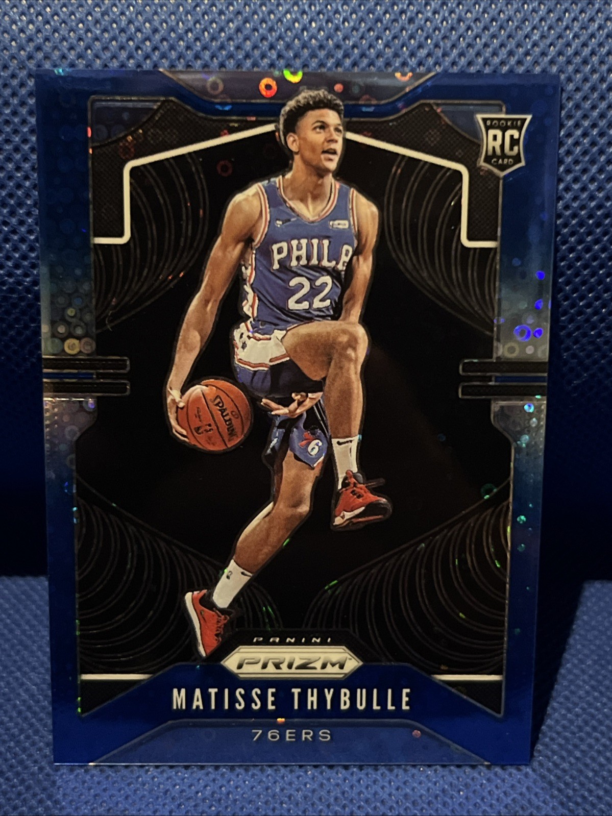 MATISSE THYBULLE 2019-20 Panini Prizm RC Fast Break Blue /175 #290 76ERS