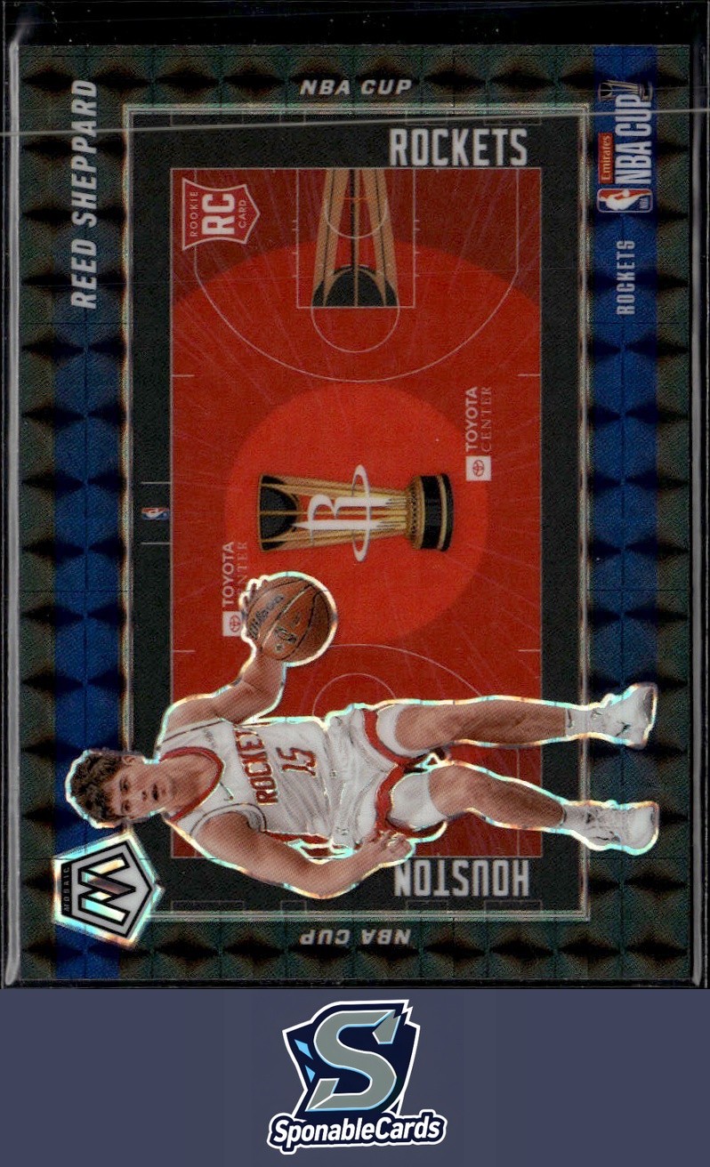 2024-25 Panini Mosaic #17 Reed Sheppard NBA Cup
