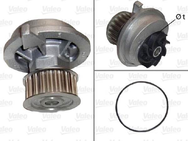 Valeo Wasserpumpe MotorküHlung 506182 FüR Opel Kadett Caravan T85 Ascona J82 CC-image