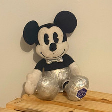 Just Play Disney 100 Years of Wonder Mickey Mouse Plush, Silver Outfit 2023 