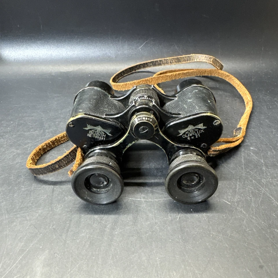 Vintage BUSCH No. 155631 Clarlux 6x21 Binoculars/ Made In Germany - Image 2 of 4