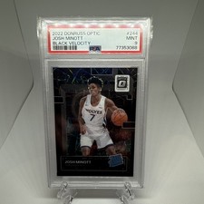 2022-23 Donruss Optic Rated Rookie Josh Minott Black Velocity /39 PSA 9