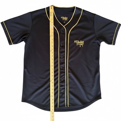Wei Wuxian ''Wei Wei'' #5 Baseball Jersey - Black & Gold MDZS Streetwear - 2XL