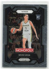 2024 Panini Prizm Monopoly WNBA Sevgi Uzun #22 Dallas Wings RC