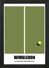 wimbledon poster set Framed Wall Art Poster Canvas Print Picture