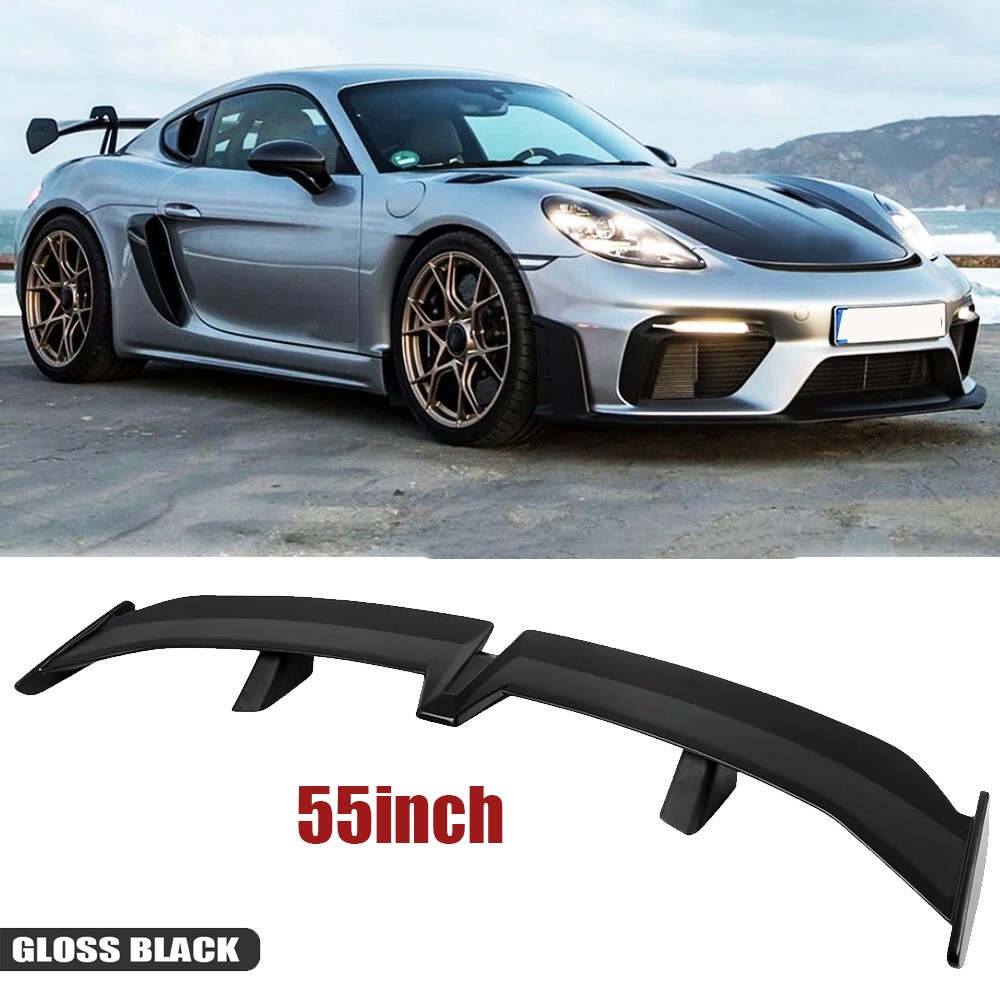55" Rear Trunk Spoiler PRO Racing Rear Wing For Porsche Carrera GT 2004-2006
