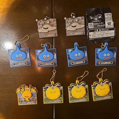 Dragon Quest Slime Set 10 Figuren - Metall, Gold, Hagurometall, seltene Samml...