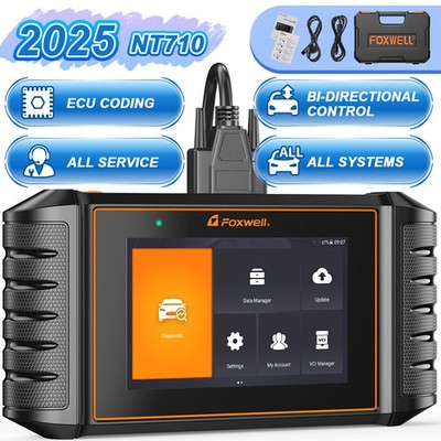 FOXWELL NT710 for GM E-CU Coding Car OBD2 Scanner Bidirectional Diagnostic Tool