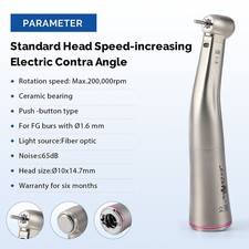 Dental 1:5 Electric LED Contra Angle Handpiece Standard Head Internal 4 Spray