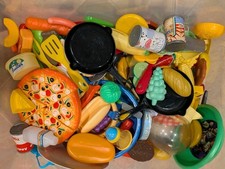 Huge 150 lot of pretend Play Food Fake Food Mixed Items Brands Years Some Vtg