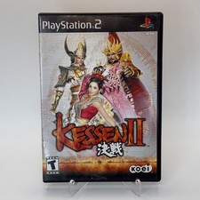 Kessen II (PlayStation 2 PS2 2001) CIB + Registration Card - Tested & Working
