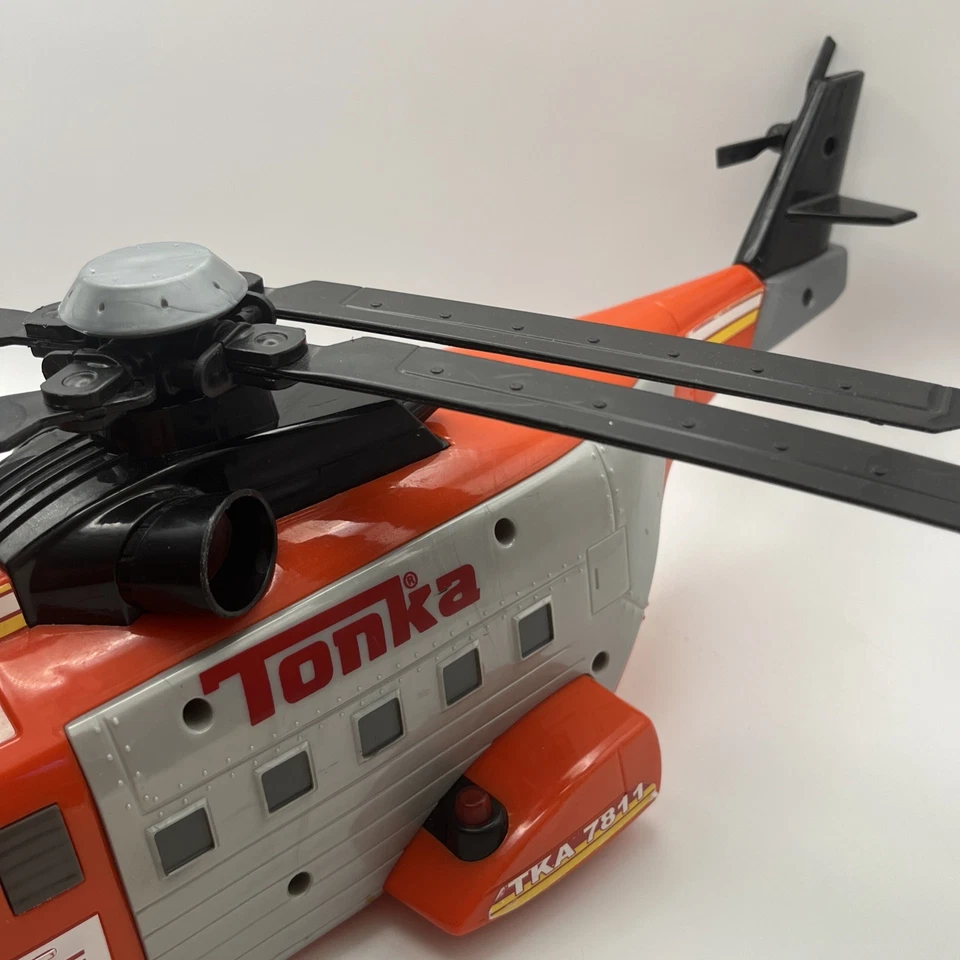 Tonka Fire Rescue HelicopterCopter Force TKA-7811 Lights &Sounds Rare - Image 3 of 4