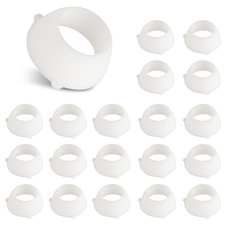 20 Pcs 16435 Plastic Santoprene Swivel Seal, 1/2" PEX Swivel Cone Washer RV Wate