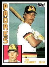 1984 Topps Tim Flannery #674 San Diego Padres MLB Baseball Base Set