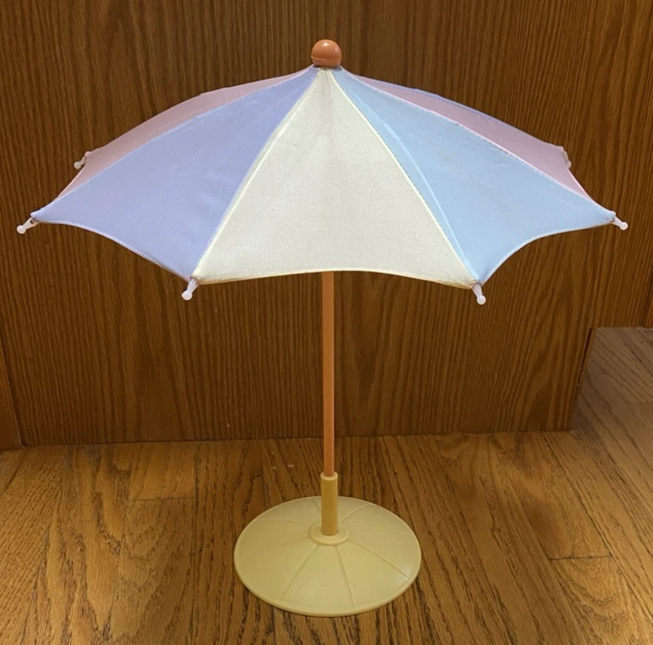 American Girl Doll Bitty Baby Beach Set & Sand Toys Umbrella w/ Stand Outfit Lot - Image 2 of 4