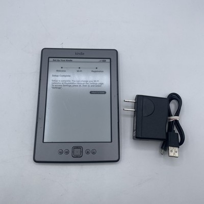 Amazon Kindle (4th Gen.) D01100 - 2GB - Wi-Fi - 6'' eReader - Works!!!