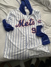 VGC  Nimmo New York Mets Hooded Jersey April 18, 2025 Game Giveaway Size XL