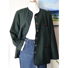 GIACCA BLAZER  LANA STILE TIROLESE tg.48 it. Vintage Hammerschmid