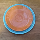 VINTAGE FIESTAWARE LOT OF 5 - 3 DEEP DISH SOUP PLATES, 1 SAUCER, 1 SMALL PLATE! — photo 4