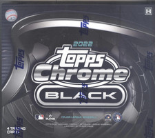 2022 Topps Chrome Black Factory Sealed Hobby Box